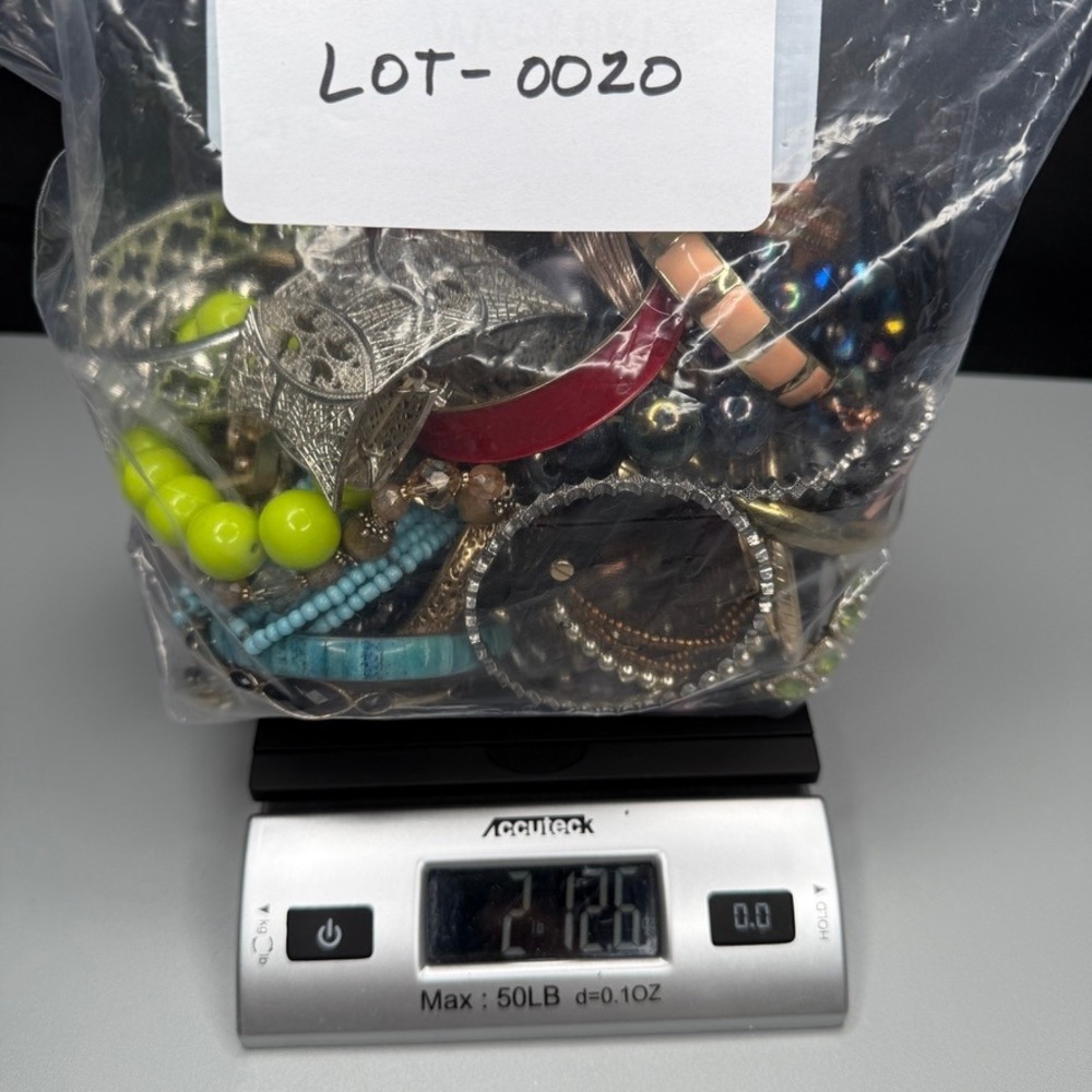 Mystery Bracelet Lot Wearable Over 2 lbs Resell Repair Craft READ
